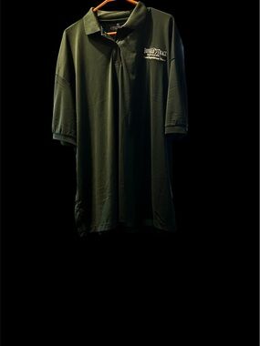 Buffalo Trace Distillery Olive Green Men's Polo Shirt